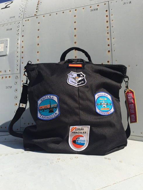 Bolsa casco piloto Ala 31 C-130 Hercules y  A-400 negra