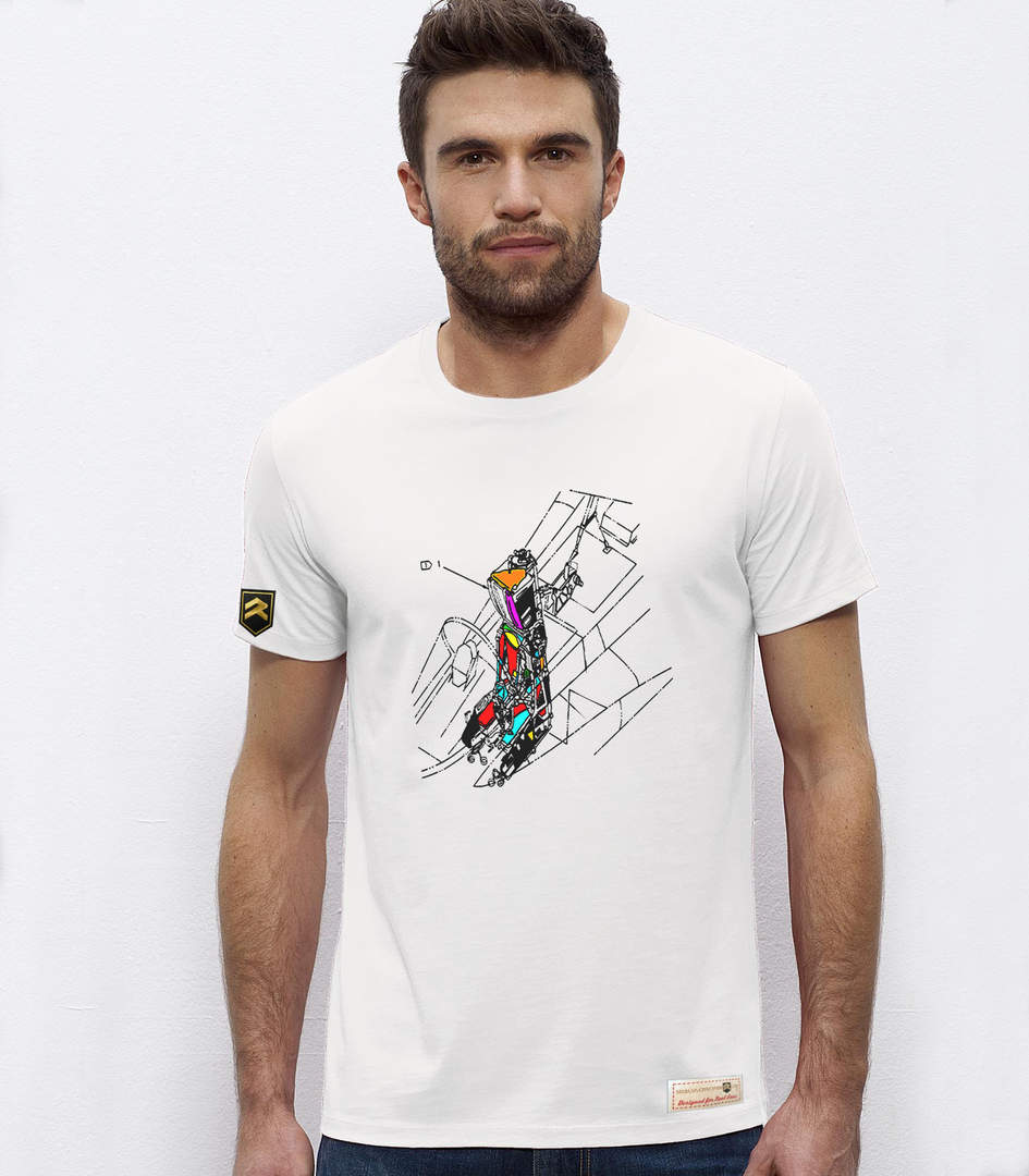 Camiseta Premium SEAT02 Colección COLO - Color Blanco | Escuadrones
