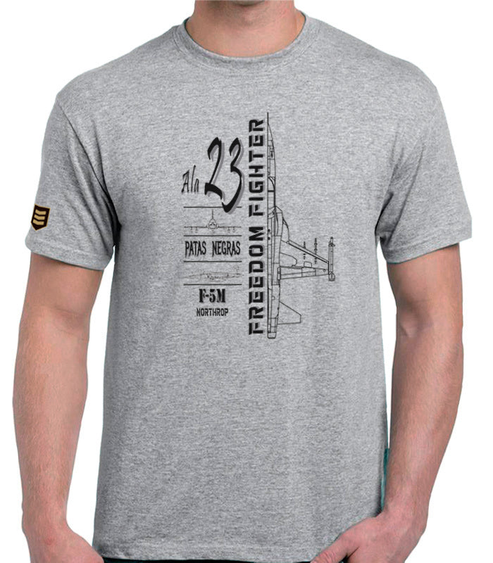 Camiseta militar Ala 23 F5M Northrop Freedom Fighter profile