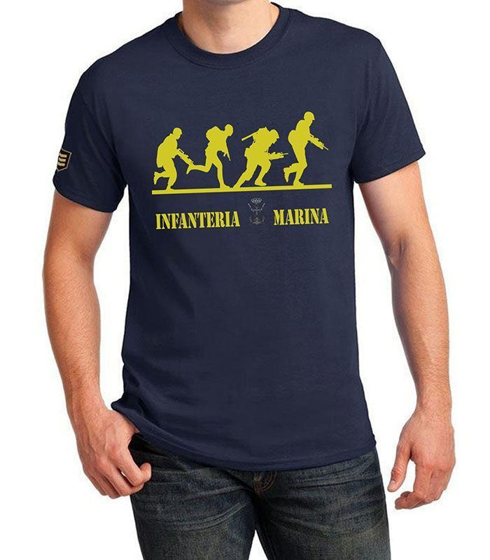 Camiseta Infanteria de Marina Corriendo