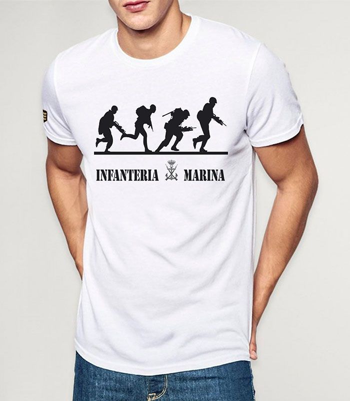 Camiseta Infanteria de Marina Corriendo