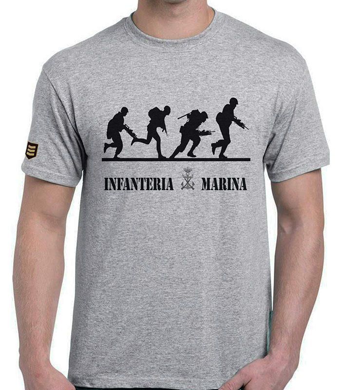 Camiseta Infanteria de Marina Corriendo