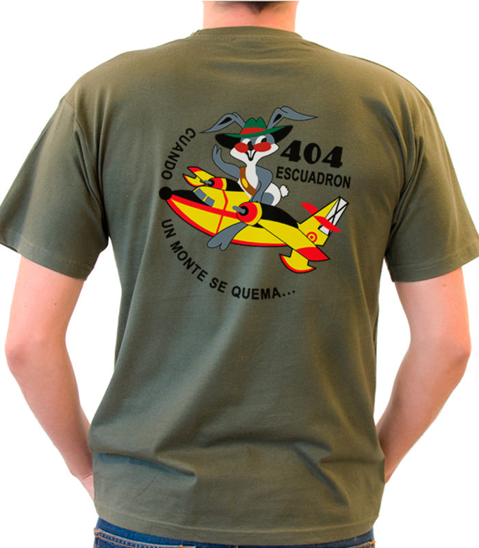 Camiseta militar 43 Grupo 404 Escuadrón vintage