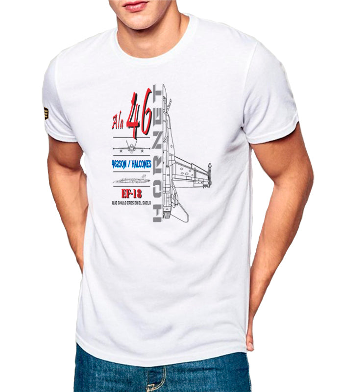 Camiseta militar Ala 46 EF18 Hornet profile