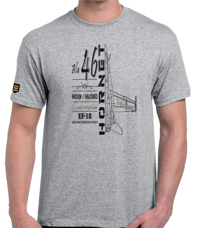 Camiseta militar Ala 46 EF18 Hornet profile