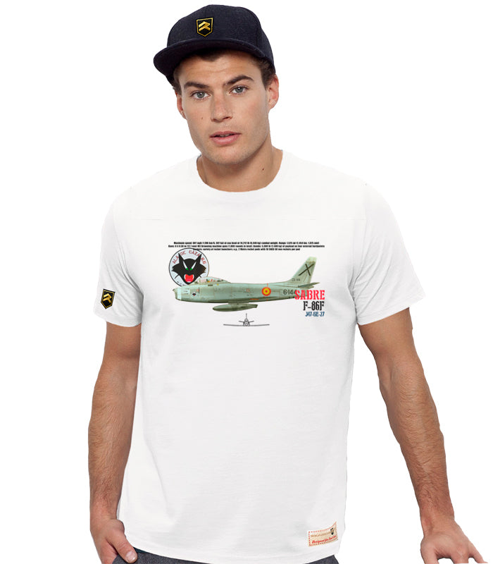 Camiseta militar Ejército del Aire F-86 Sabre Ala 12