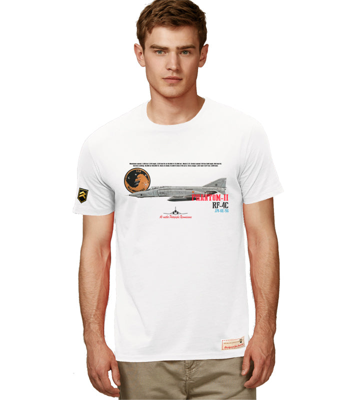 Camiseta militar Ejército del Aire RF-4C Phantom II Ala 12