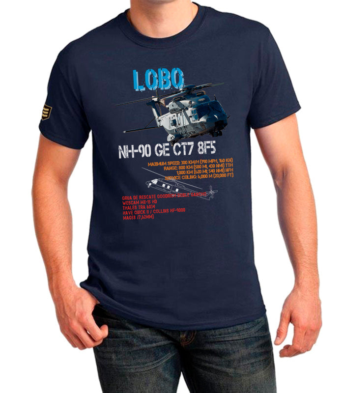 Camiseta militar Ordnance NH-90 Ala 48 803 Escuadrón SAR