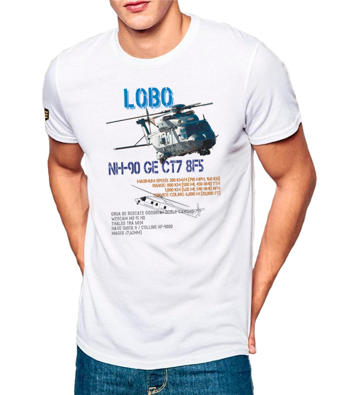 Camiseta militar Ordnance NH-90 Ala 48 803 Escuadrón SAR