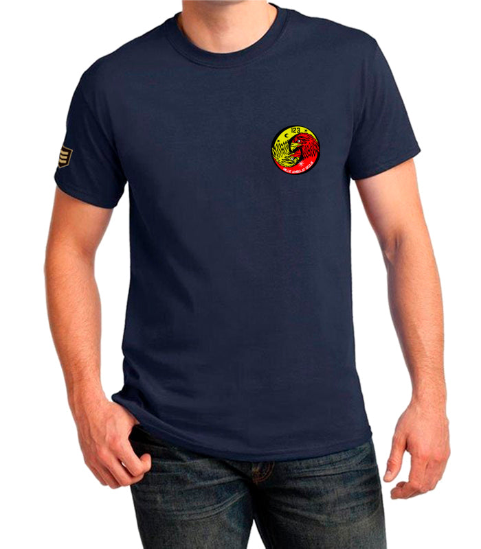 Camiseta militar Phantom II RF-4C 123 Escuadrón Heritage