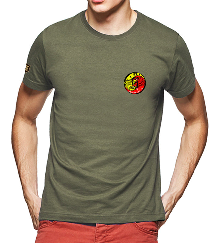 Camiseta militar Phantom II RF-4C 123 Escuadrón Heritage