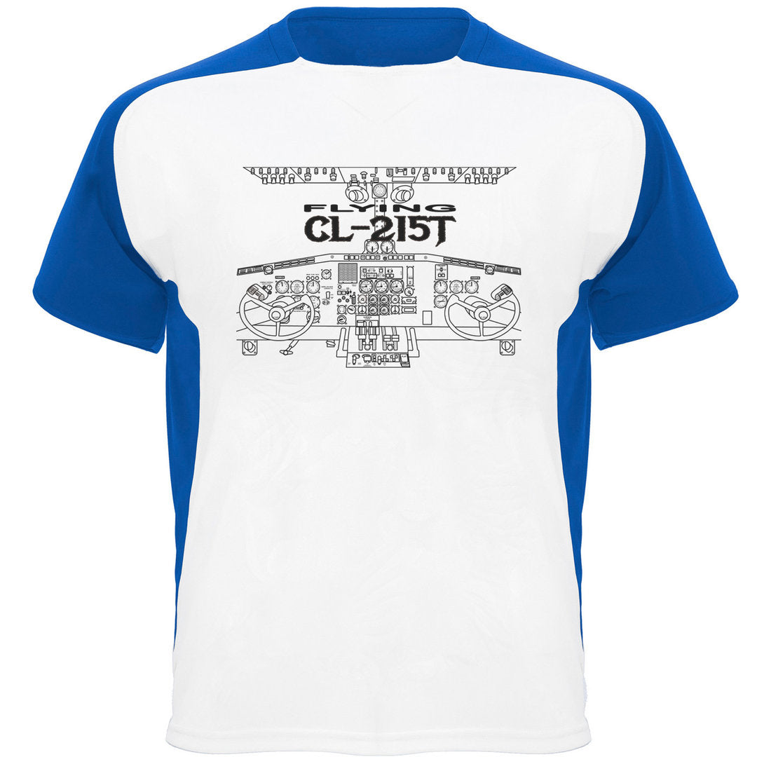 Camiseta Técnica Canadair CL-215T cockpit