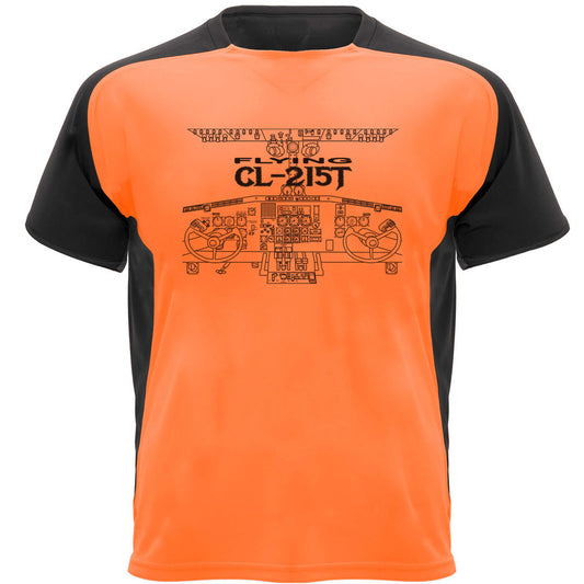 Camiseta Técnica Canadair CL-215T cockpit