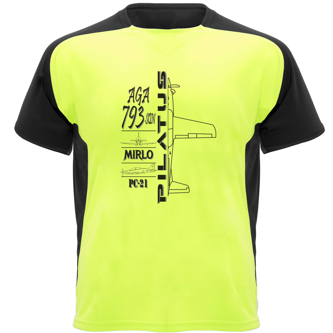 Camiseta Técnica AGA PC21 Pilatus Mirlo profile