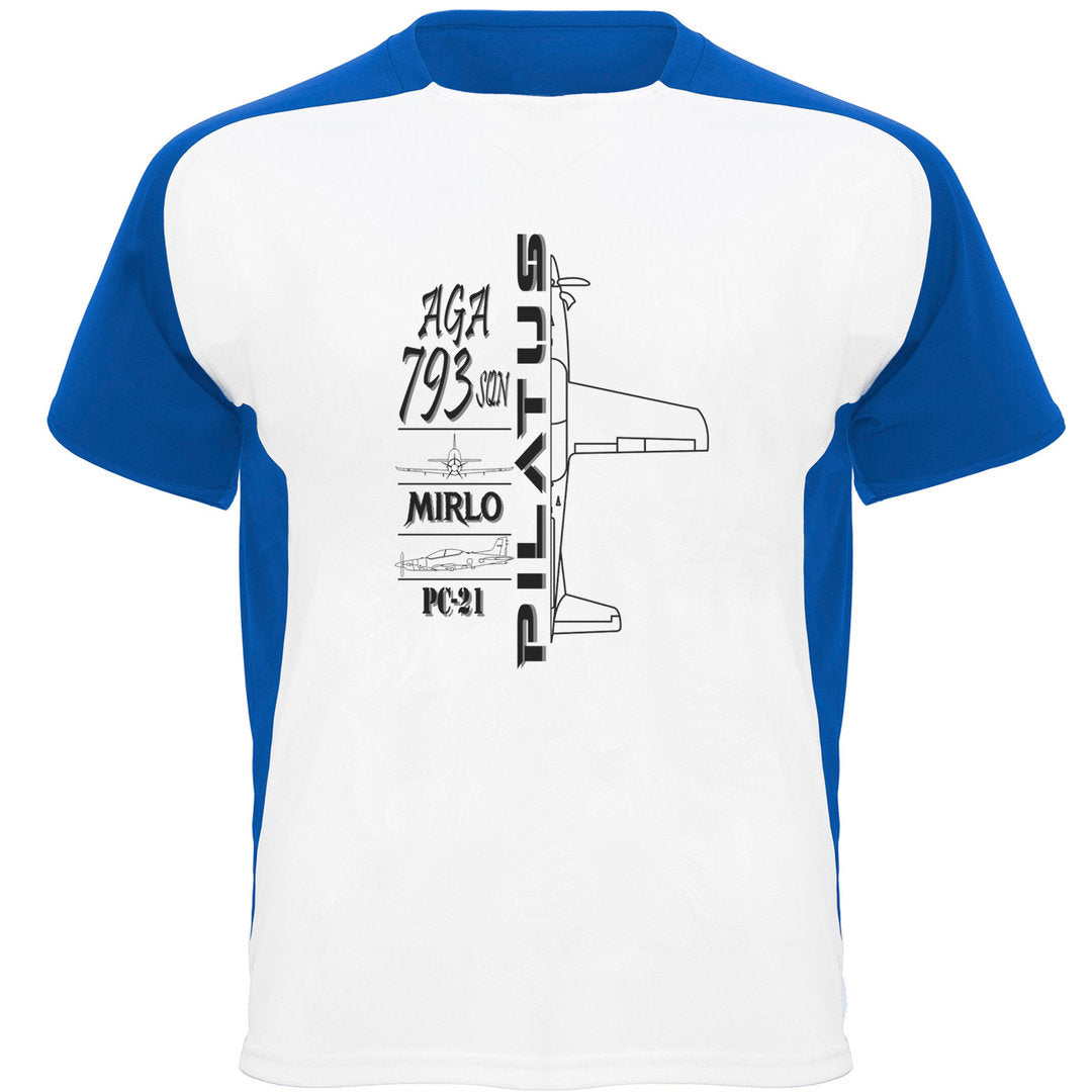 Camiseta Técnica AGA PC21 Pilatus Mirlo profile