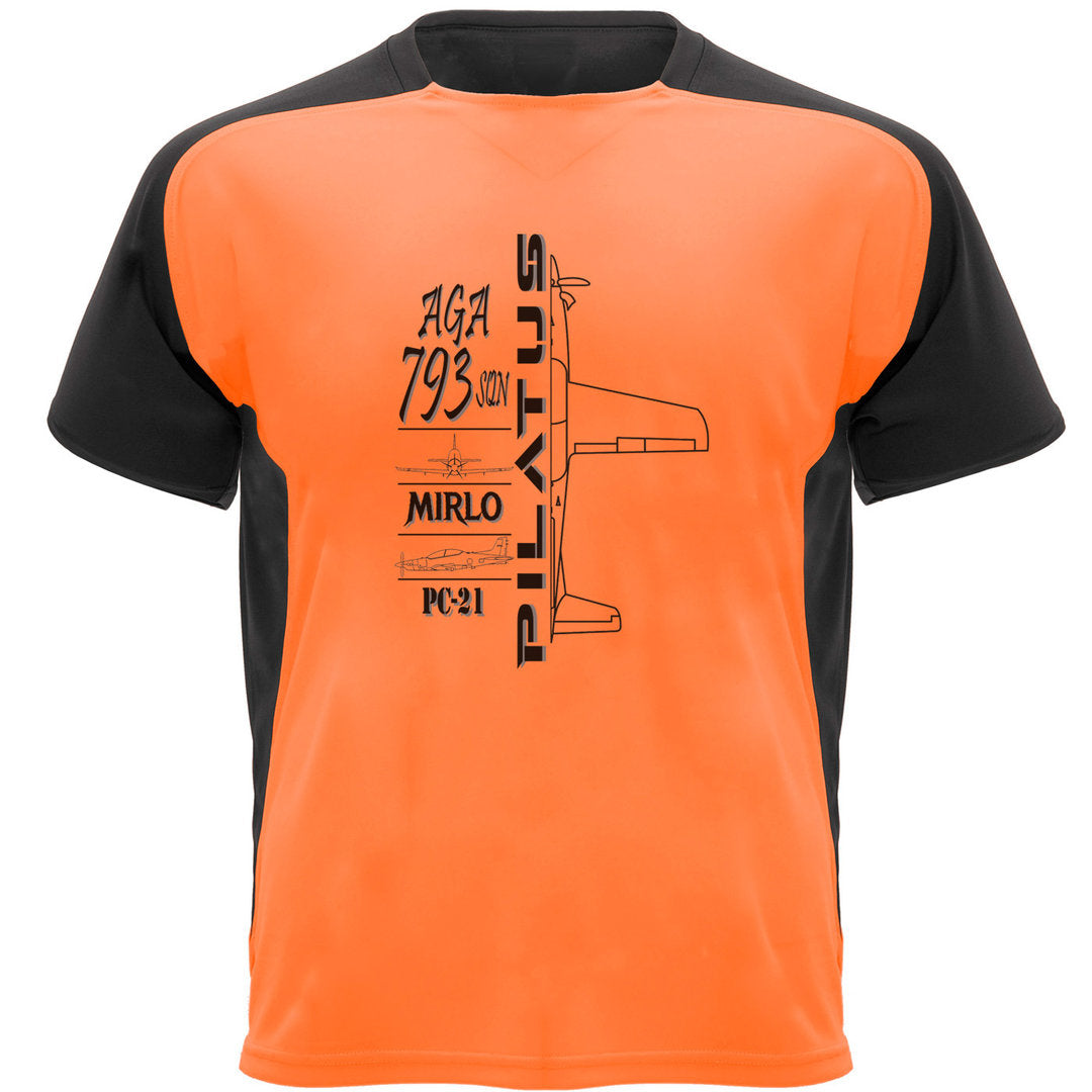 Camiseta Técnica AGA PC21 Pilatus Mirlo profile