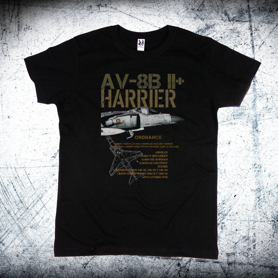 Camiseta 9ª Escuadrilla Ordnance AV-8B Harrier II Armada Española - Escuadrones
