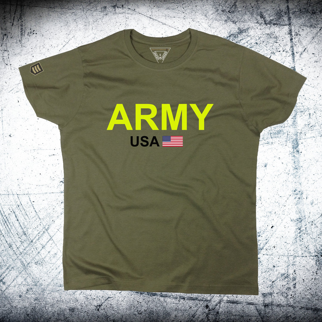 Camiseta U.S. Army Bandera USA - Diseño militar patriota estampación HD
