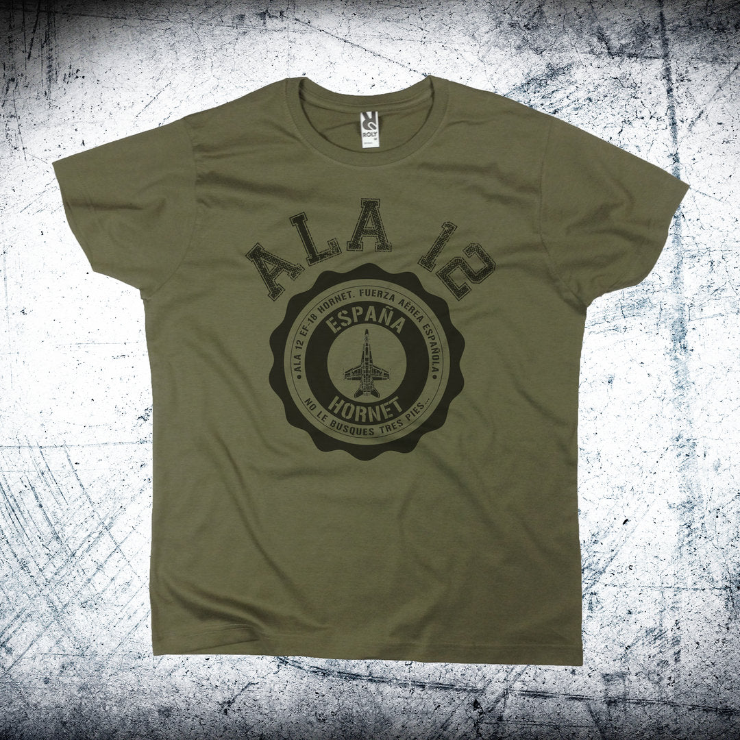 Camiseta Ala 12 Medallon negro