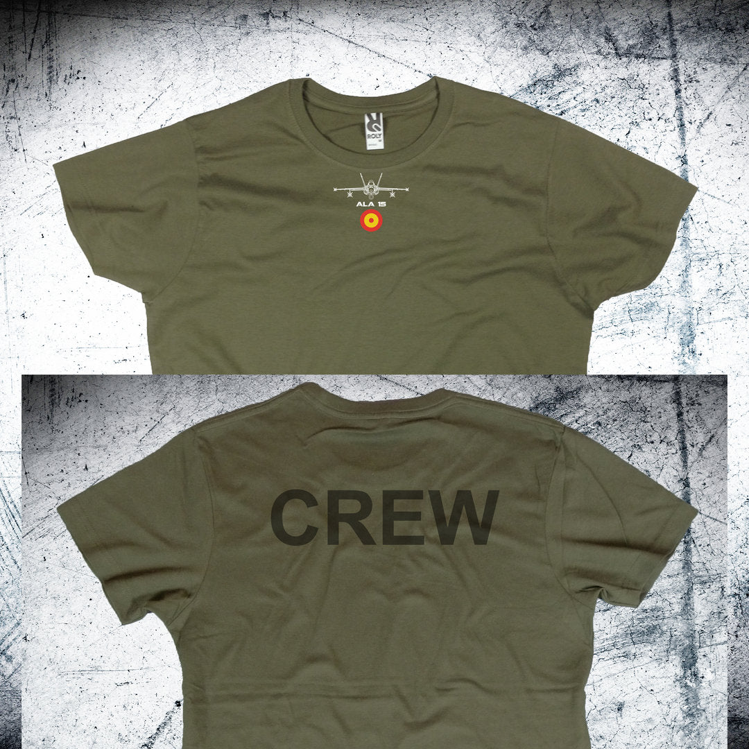 Camiseta Ala 15 Diseño Trasera CREW