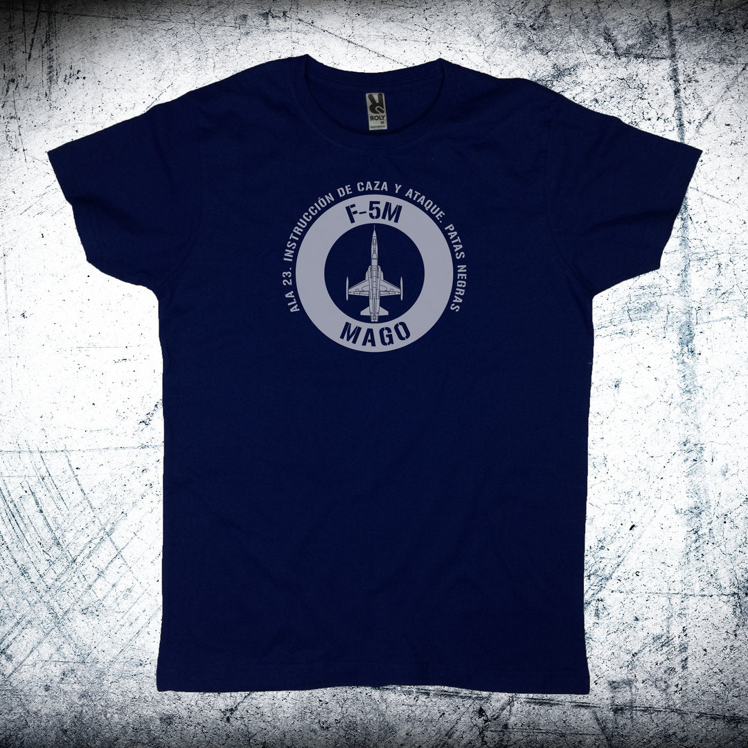 Camiseta Ala 23 Medallón Blanco - Diseño exclusivo F-5A Freedom Fighter aviación militar española
