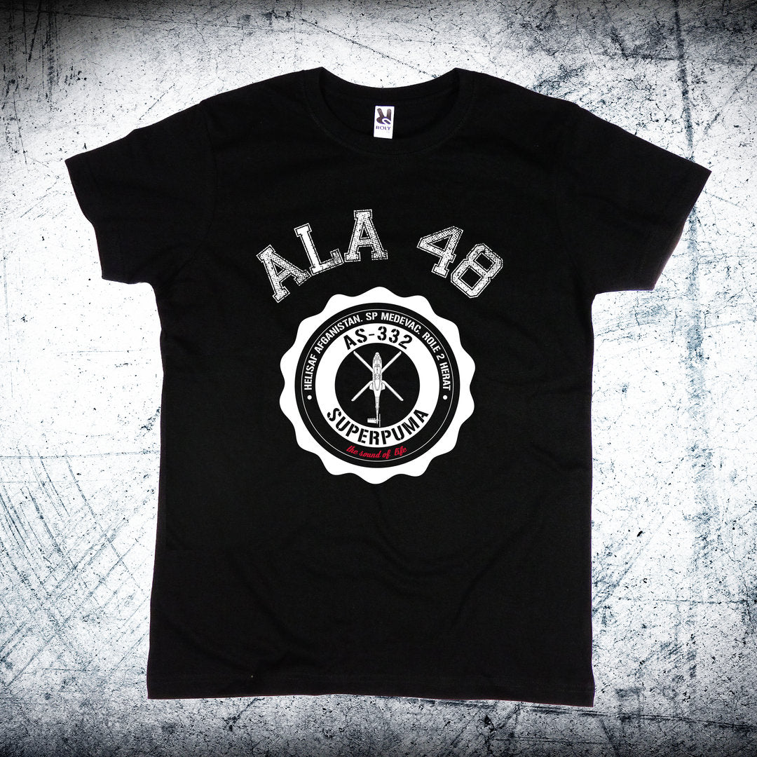 Camiseta Ala 48 Medallón Blanco