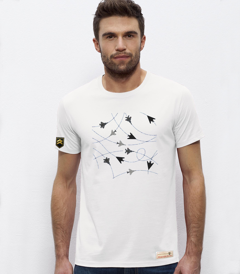 Camiseta Premium GROUP Colección COLO - Color Blanco | Escuadrones
