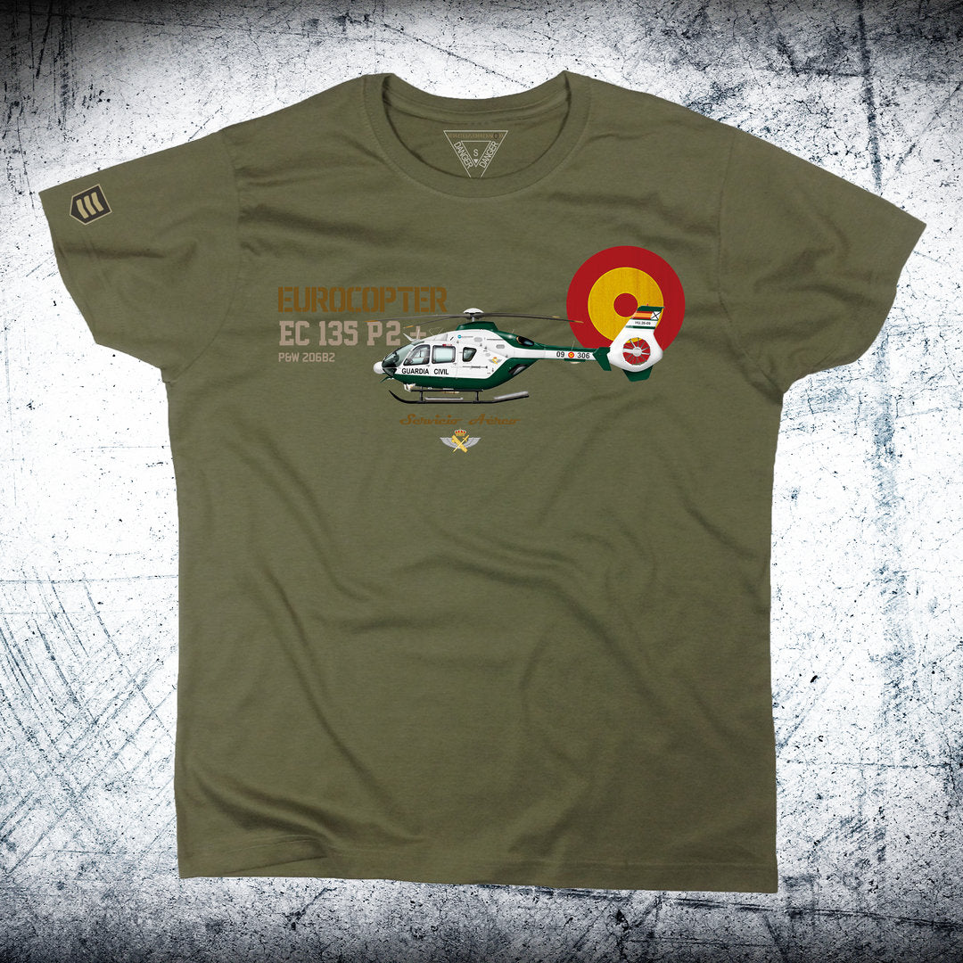 Camiseta helicóptero EC 135 P2+ Guardia Civil