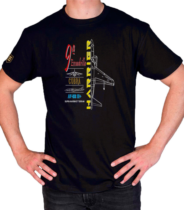 Military t-shirt 9th Harrier Squadron Cobra profile