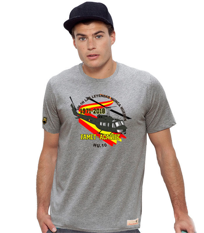 Camiseta militar despedida Huey