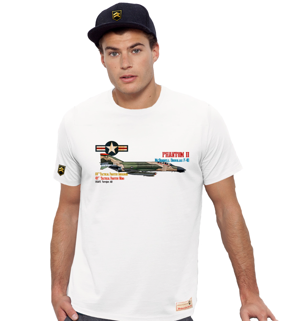 Camiseta performance Phantom II. B.A. Torrejón 614 SQD USAFE