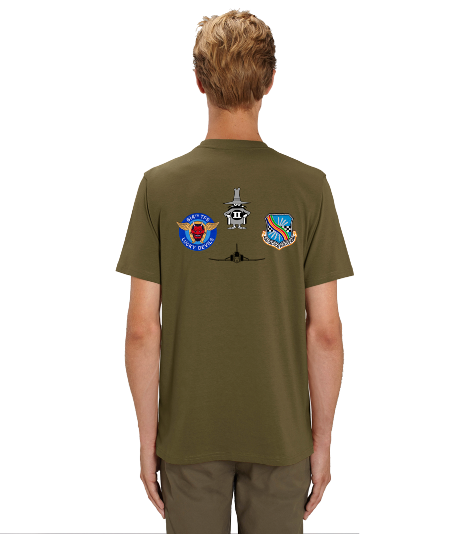 Camiseta performance Phantom II. B.A. Torrejón 614 SQD USAFE