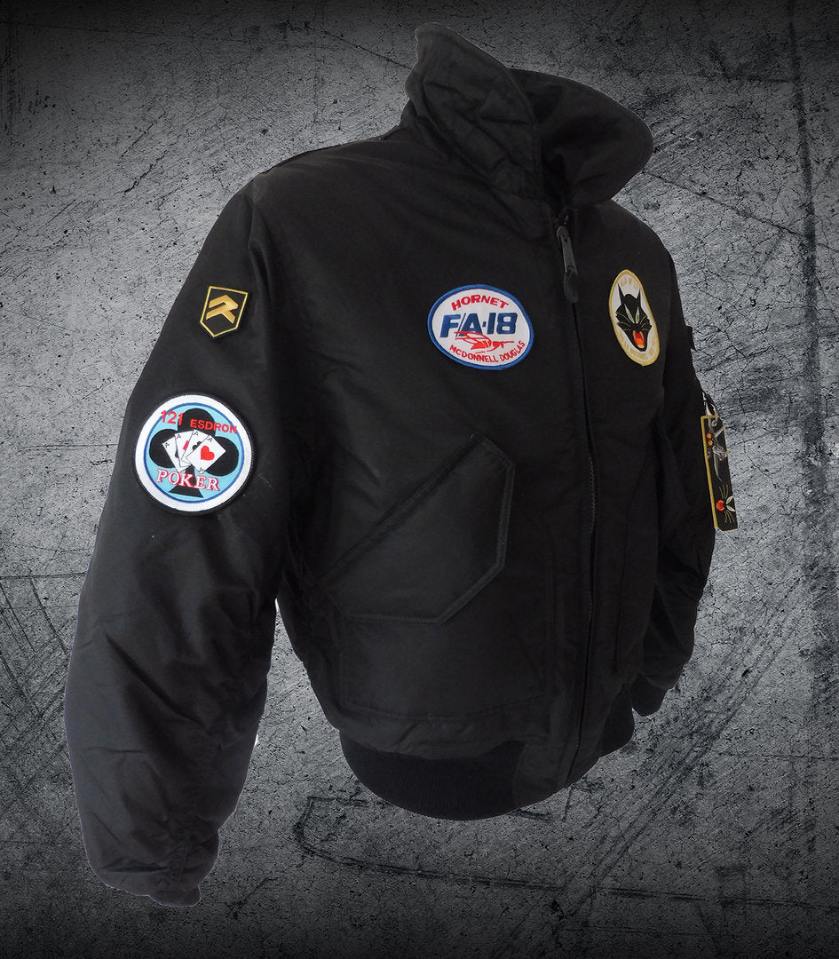 Cazadora de Piloto F-18 ALA 12 CWU negra