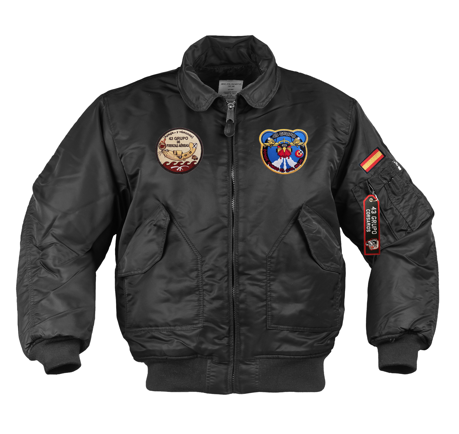 Cazadora de Piloto 43 grupo CWU negro