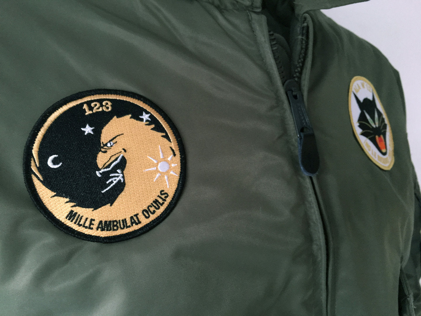 Cazadora de Piloto RF-4C Phantom ALA 12 CWU verde oliva