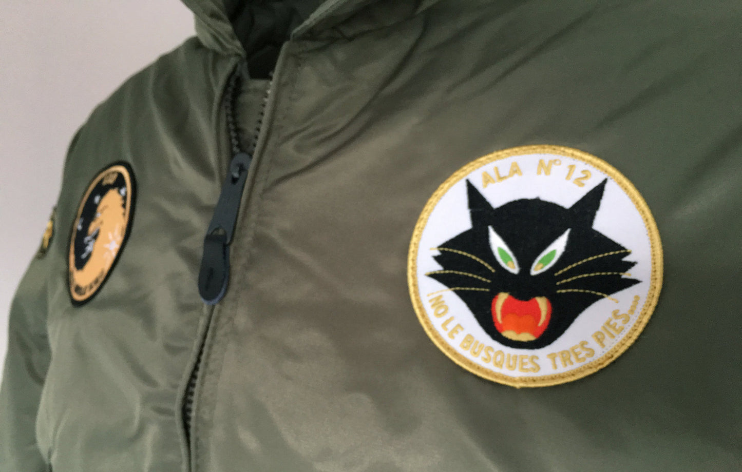 Cazadora de Piloto RF-4C Phantom ALA 12 CWU verde oliva