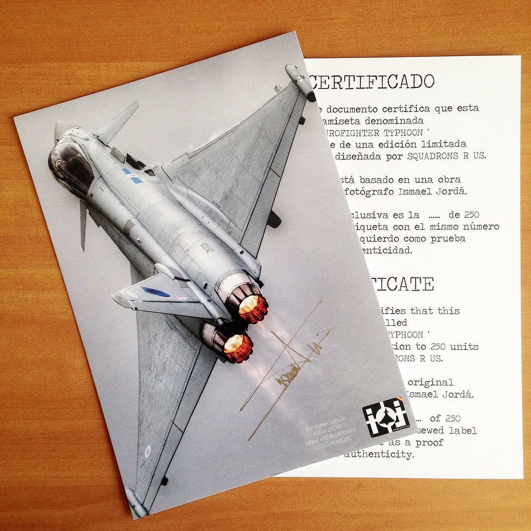 Camiseta PREMIUM EUROFIGHTER Ed. Limitada Ismael Jordá.