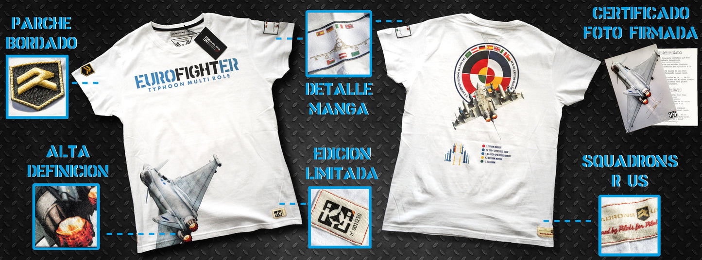 Camiseta PREMIUM EUROFIGHTER Ed. Limitada Ismael Jordá.