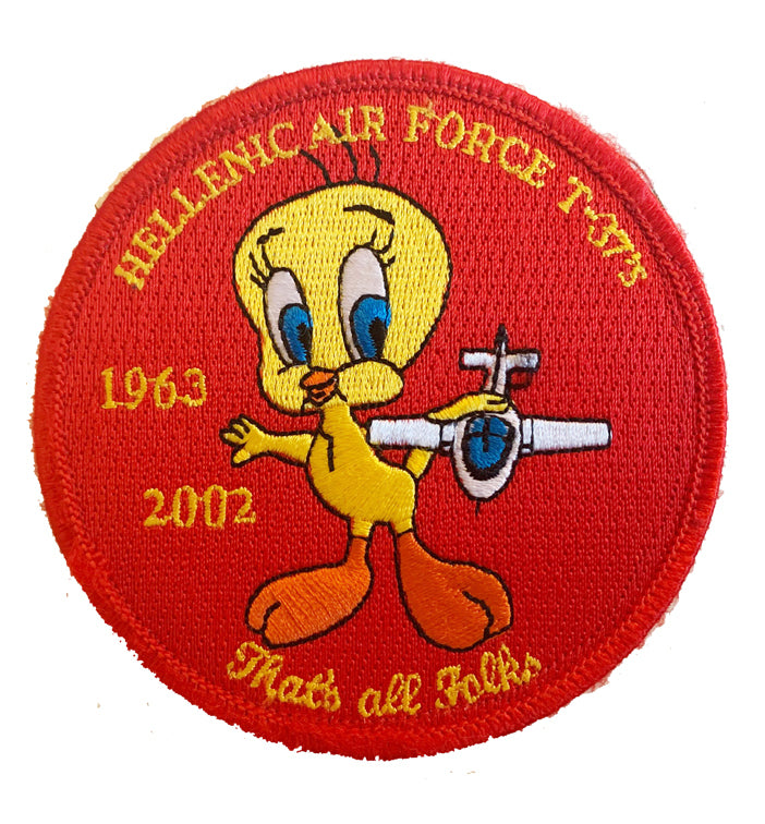 Parche bordado coleccionista Grecia T-37´s.