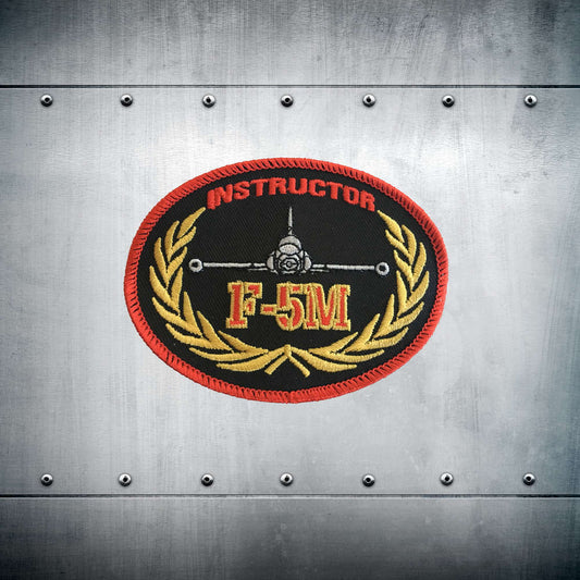 Parche bordado Instructor F-5 Ala 23, 9x7cm, alta calidad para coser, emblema Talavera la Real, Ejército del Aire español