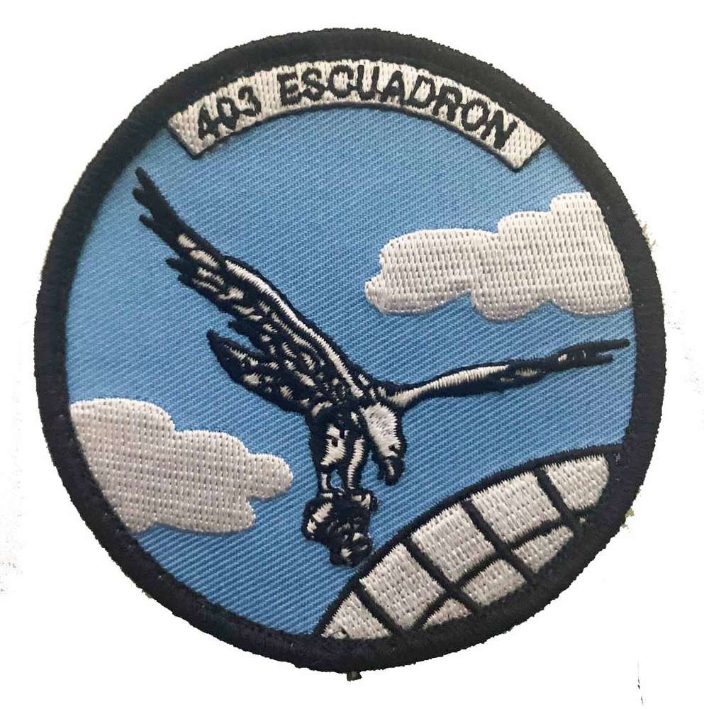 Parche bordado CECAF 403 Escuadrón con velcro