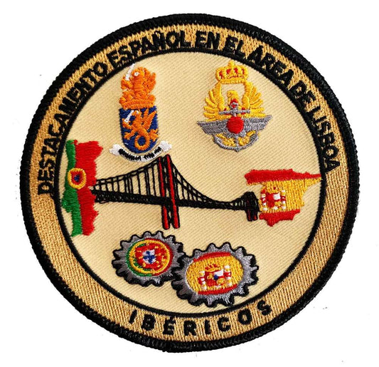 Parche bordado Destacamento Español en el área de Lisboa