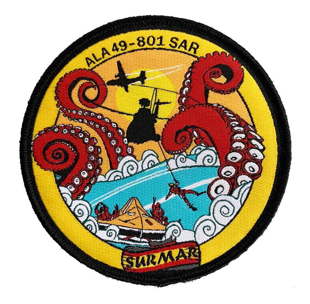 Parche bordado SURMAR día 801 Escuadrón