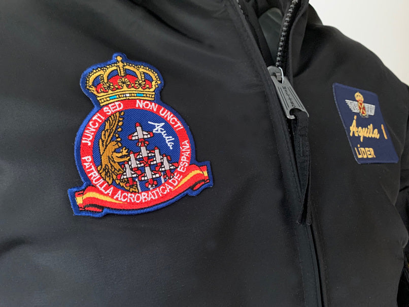 Cazadora de Piloto Patrulla Águila Lider CWU negra