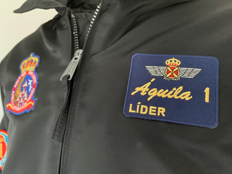 Cazadora de Piloto Patrulla Águila Lider CWU negra
