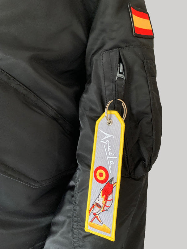 Cazadora de Piloto Patrulla Águila Lider CWU negra