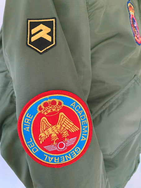 Cazadora de Piloto Patrulla Águila Lider CWU verde oliva