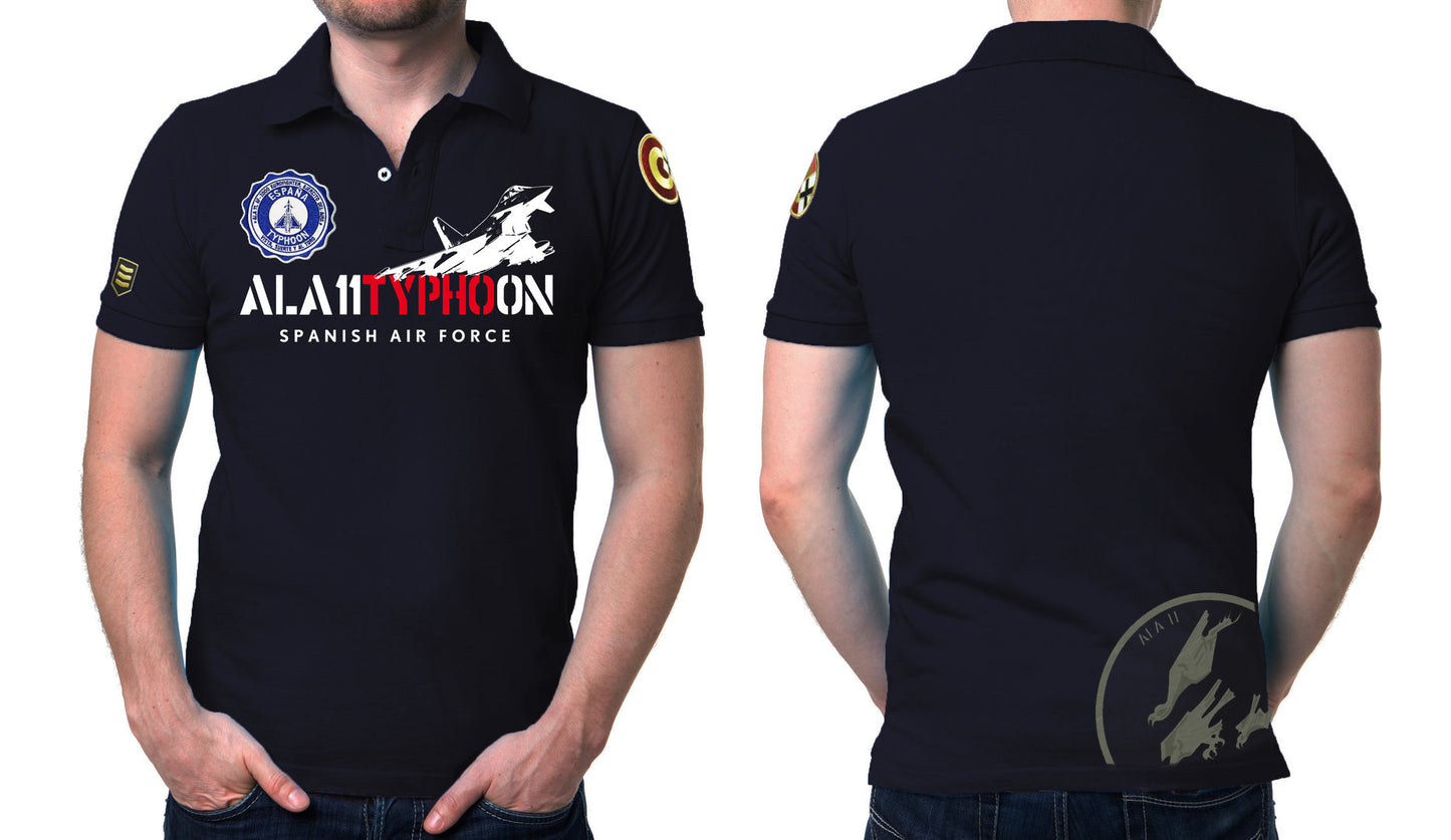 Polo Eurofighter Ala 11 color azul