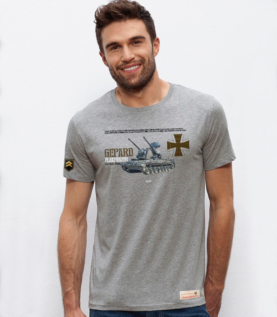 Camiseta Militar PREMIUM Carro Flakpanzer Gepard