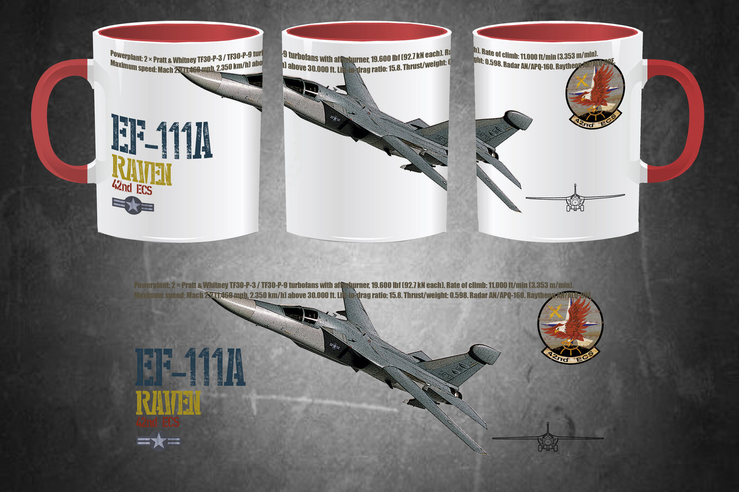 Taza F111 RAVEN 42nd ECS